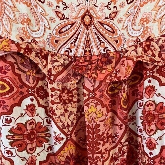 Lucca Desert Rose Tiered Maxi Dress Size Small NWT - Picture 8 of 10